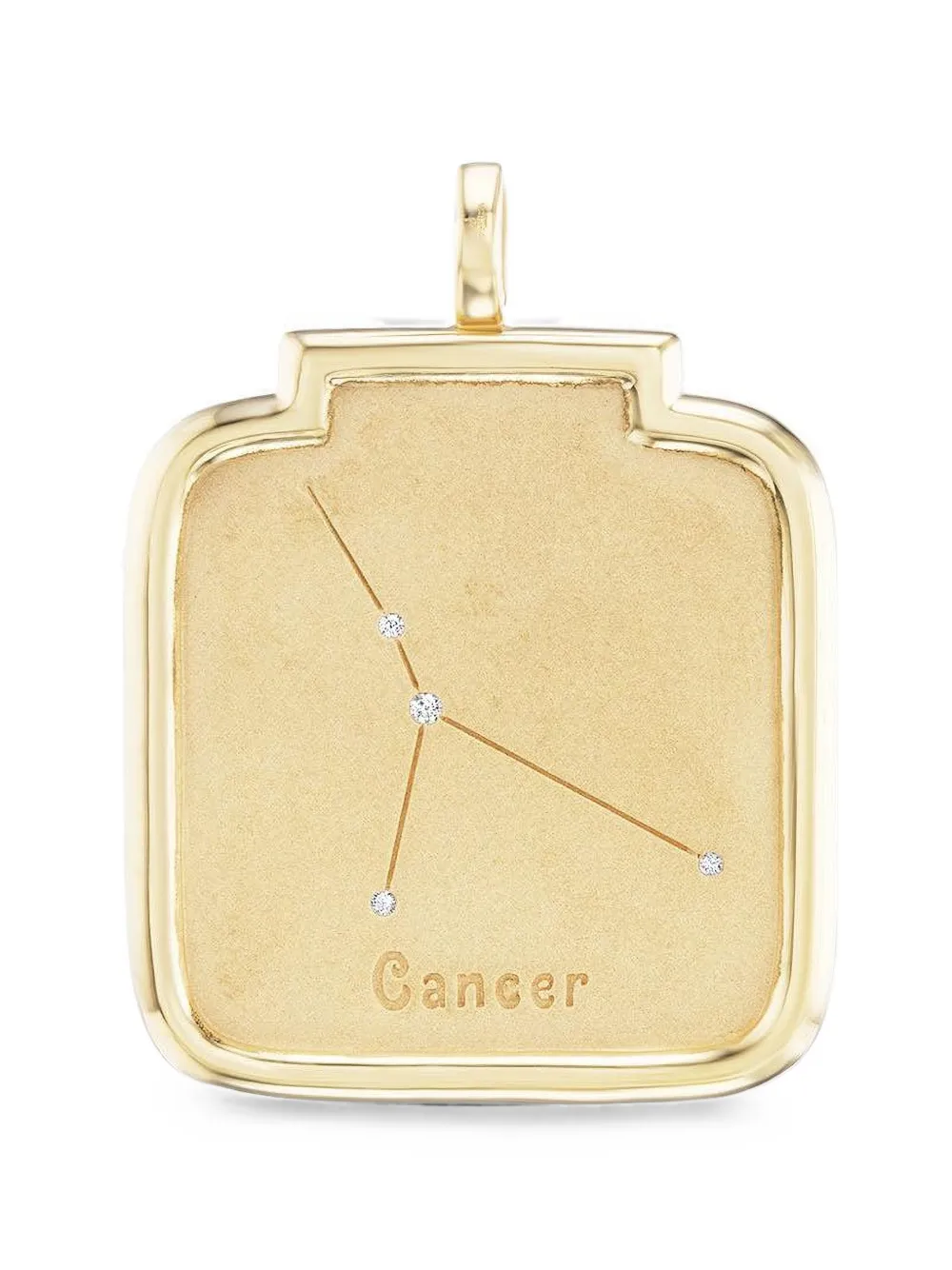 Sorellina Cancer zodiac diamond pendant - Gold