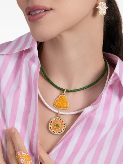 BUDDHA MAMA Buddha clementine pendant
