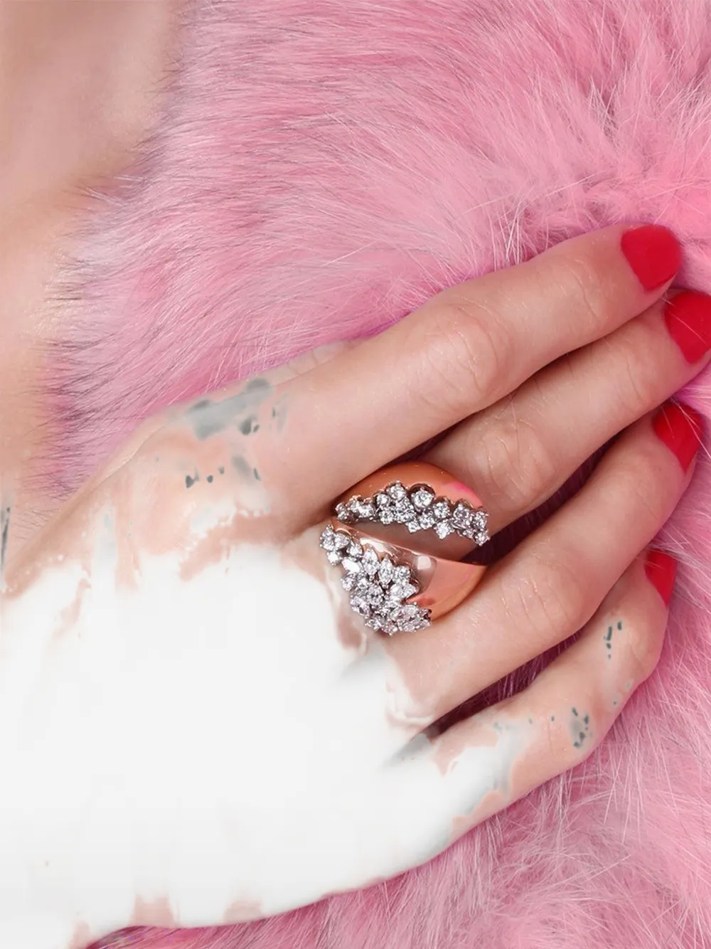 Yeprem Strada Diamond Ring In 金色