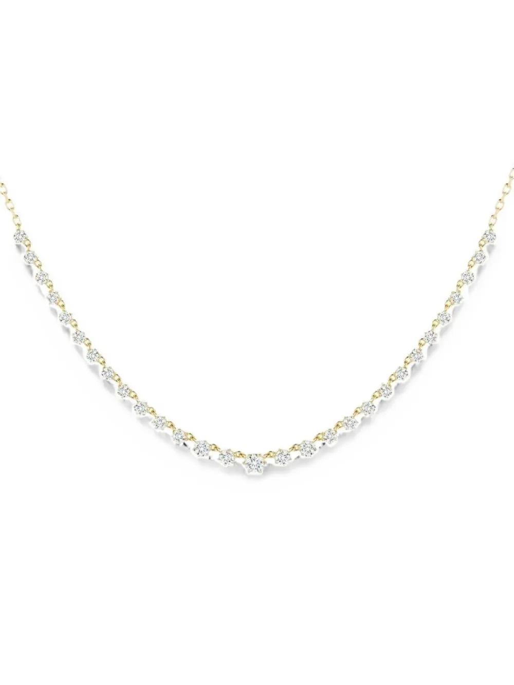 Jade Trau Penelope diamond necklace - Gold