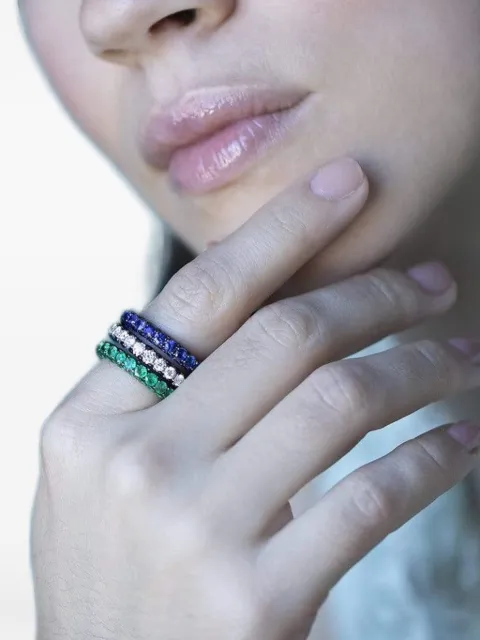 graziela sapphire and diamond band ring