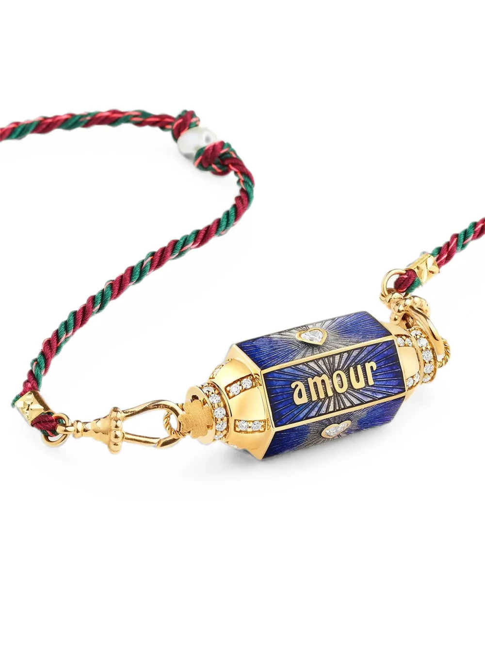 Marie Lichtenberg Amour Toujours Diamond Necklace in Gold, view 4