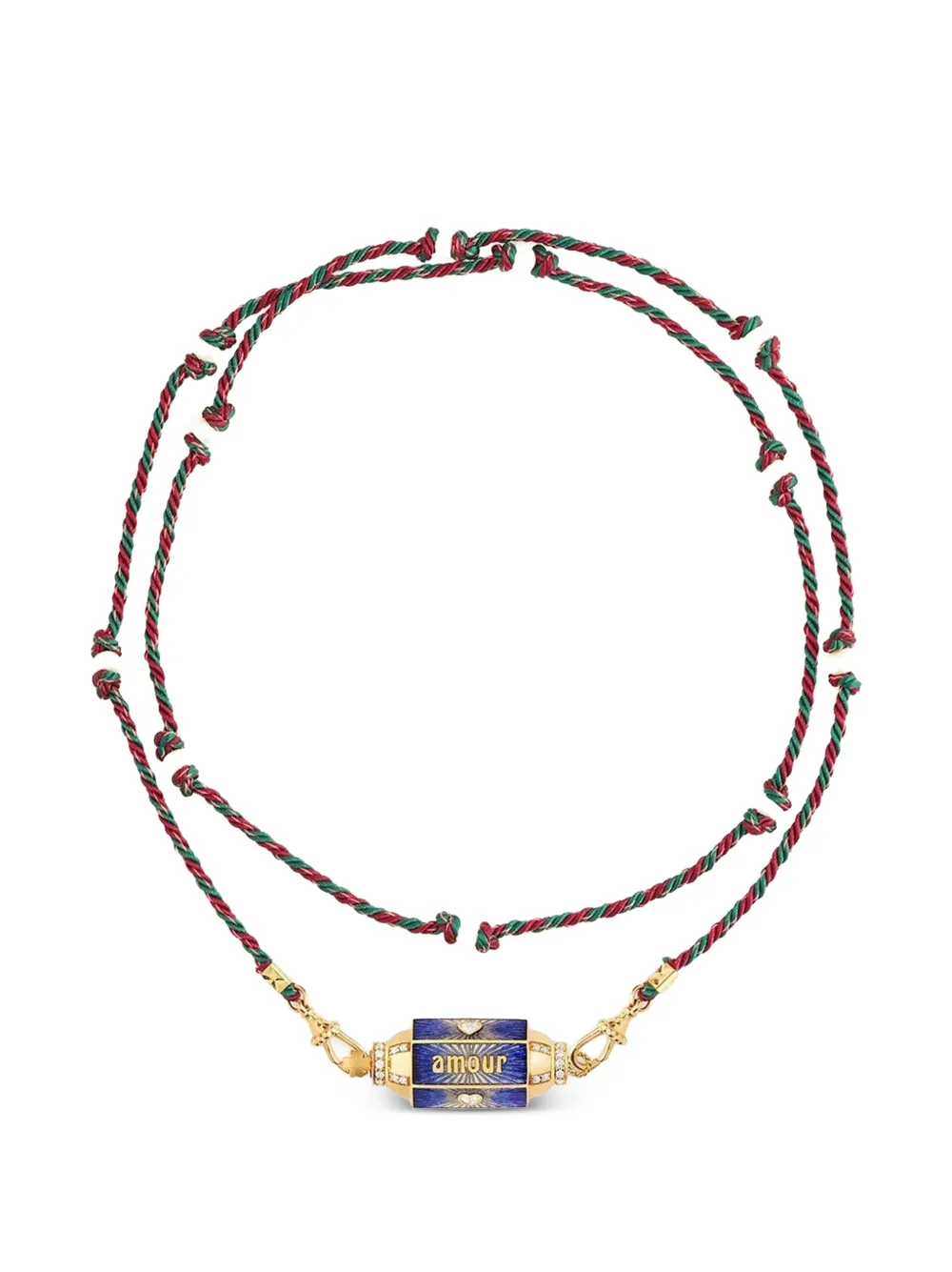 Marie Lichtenberg Amour Toujours diamond necklace - Gold