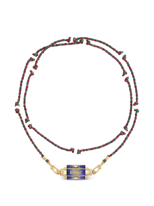 Marie Lichtenberg Amour Toujours Diamond Necklace in Gold