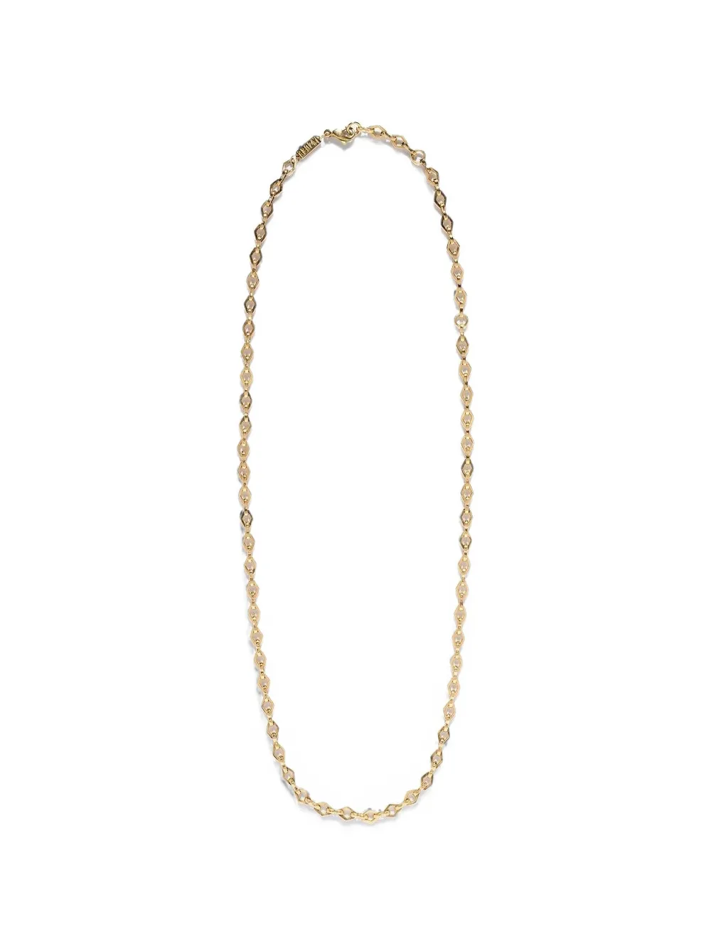 Azlee lozenge link necklace - Gold