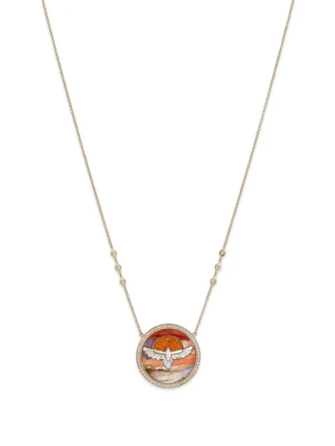 Jacquie Aiche Thunderbird diamond and pearl necklace