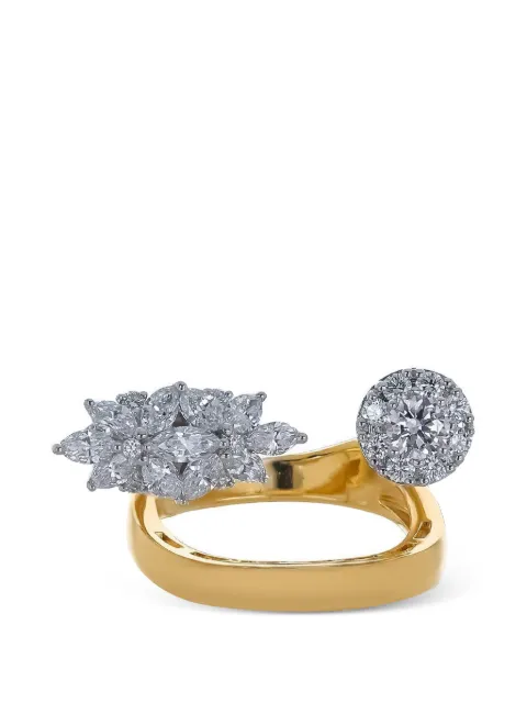 Yeprem Golden Strada diamond ring