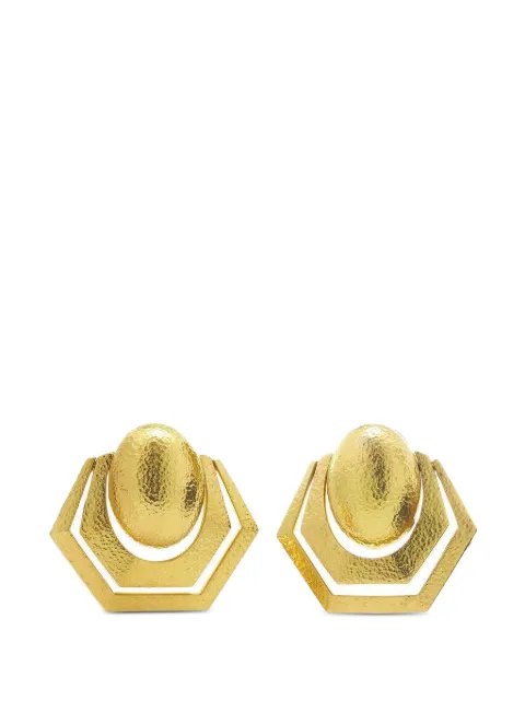 David Webb Swing Hoop earrings