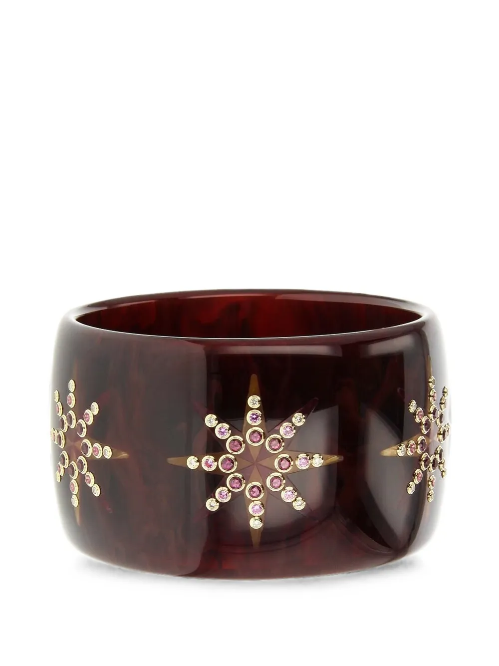 Mark Davis diamond and pink sapphire bracelet - Braun