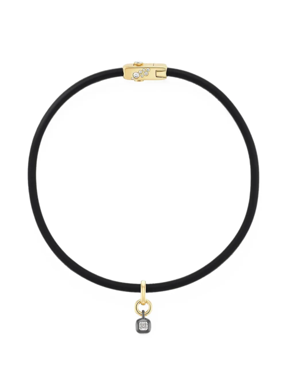 Uniform Object Carriage Halskette mit Diamant - Gold