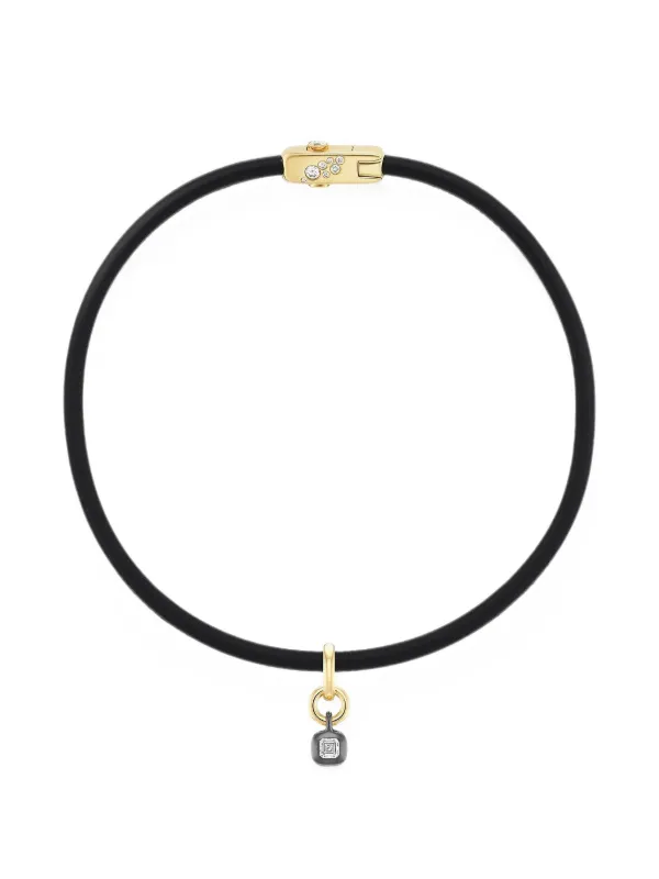 Uniform Object Carriage Diamond Necklace in Gold