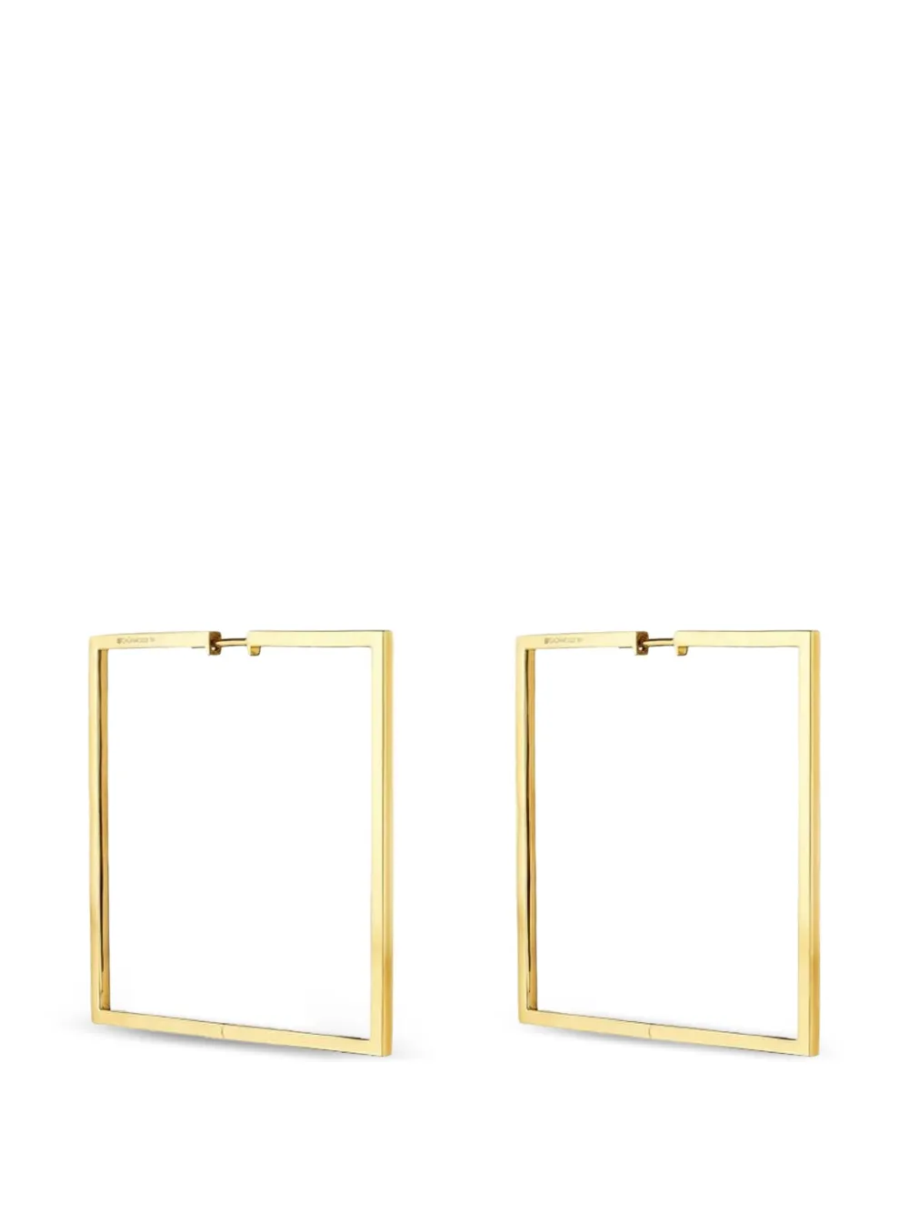 Cadar Foundation square hoop earrings