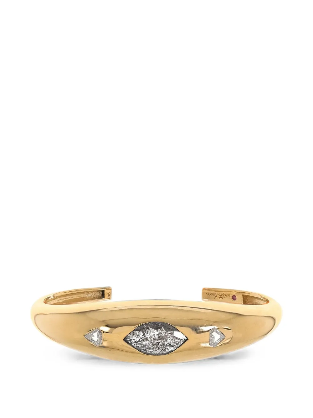 with love sapphire and diamond bracelet - Gold