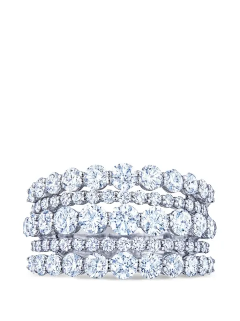 KWIAT Lyric five-row diamond ring