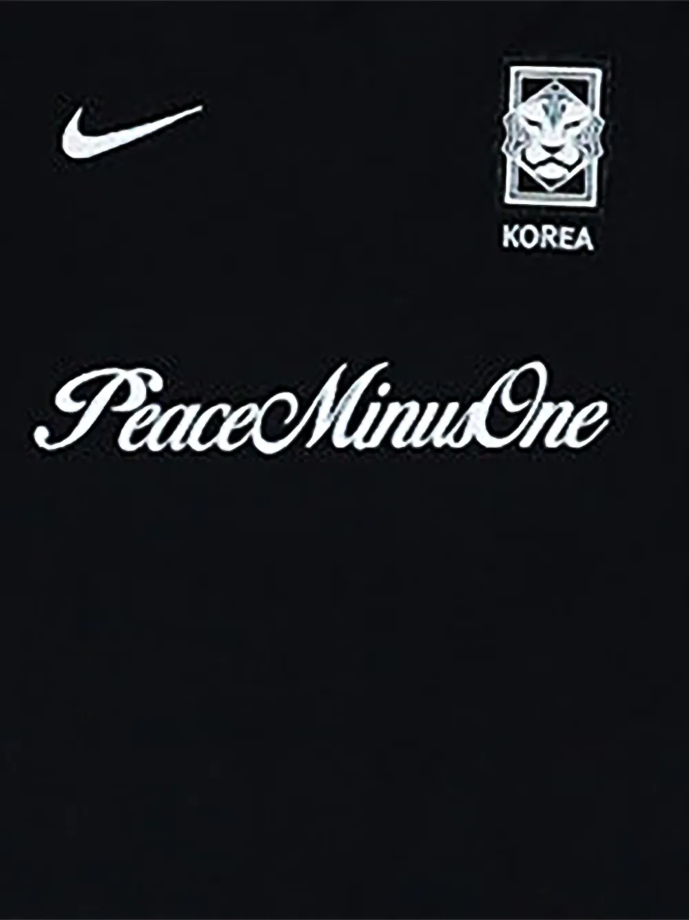 Nike Korea Peaceminusone KFA Academy Pro Football sporttop Zwart