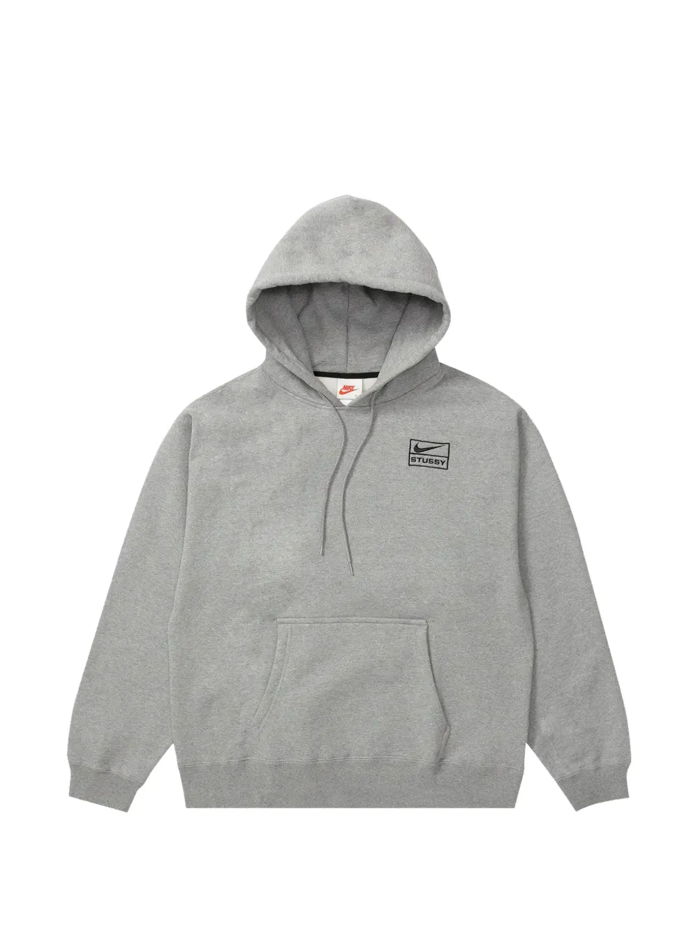 Nike Hoodie mit Logo-Stickerei - Grau