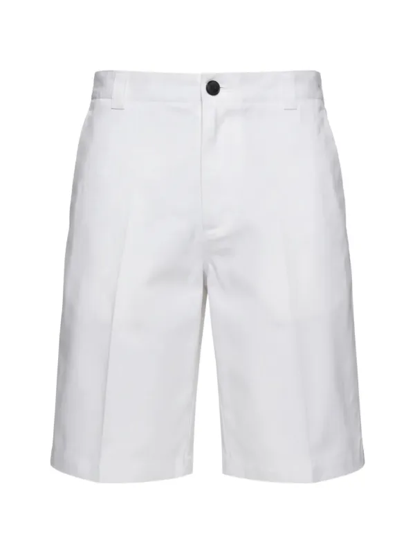 Gucci Cotton-poplin Trousers with Web in White