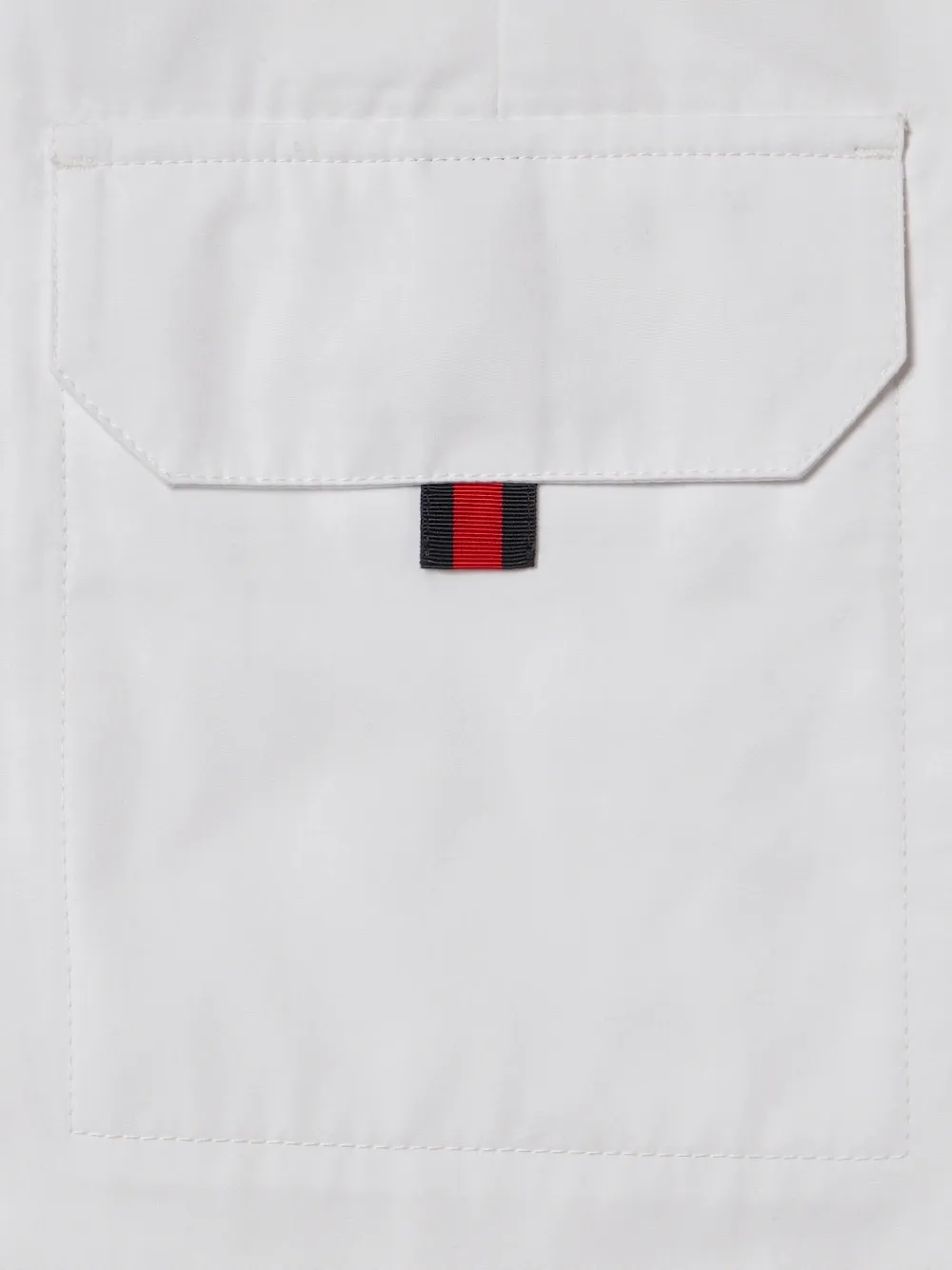 Gucci Cotton-poplin Trousers with Web in White, view 2
