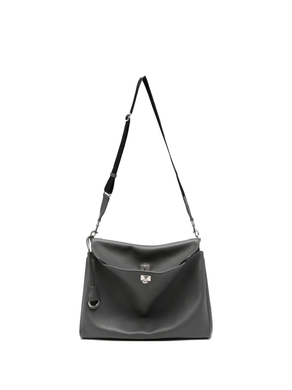 Balenciaga Mittelgroße Rodeo Kuriertasche - Grau