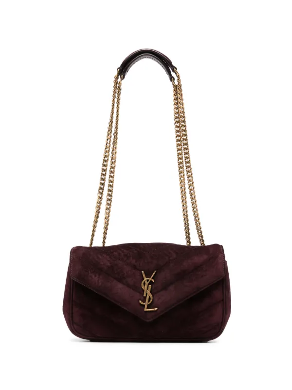 Saint Laurent Loulou Small Bag in Purple