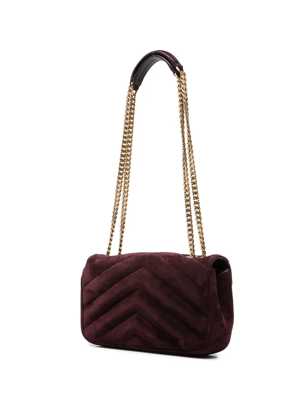 Saint Laurent Loulou Small Bag in Purple, view 3