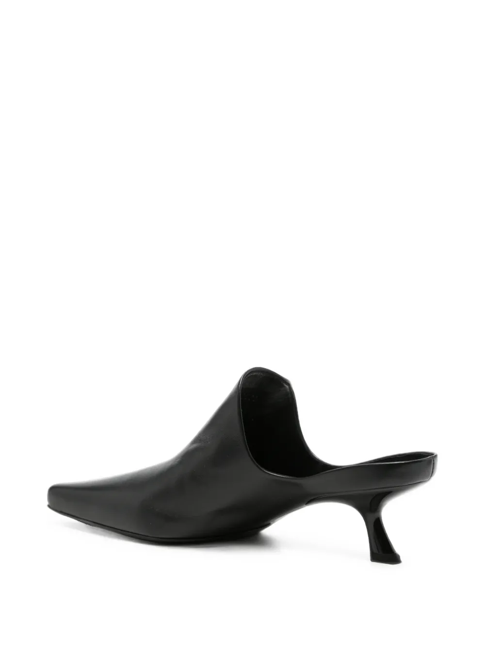 LOEWE Emily leather mules Zwart