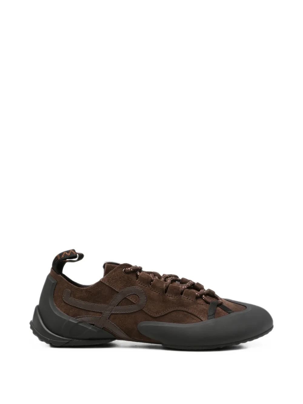 LOEWE Grip suede sneakers Bruin
