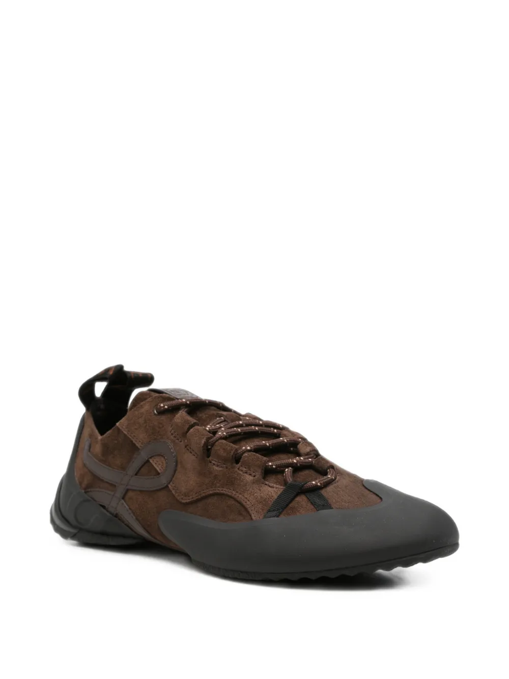LOEWE Grip suede sneakers Bruin