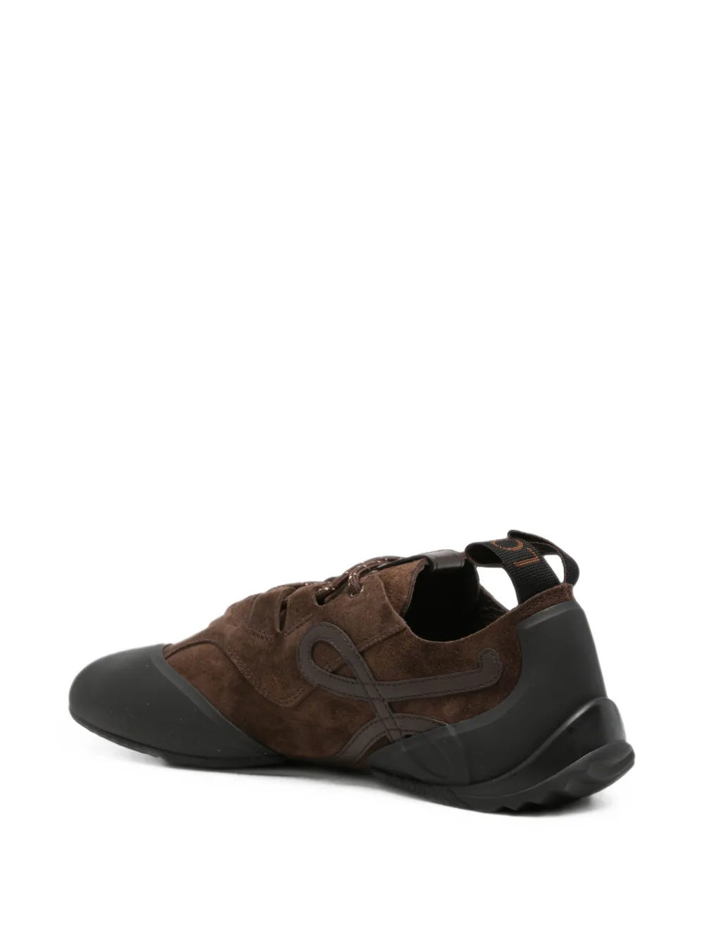LOEWE Grip suede sneakers Bruin
