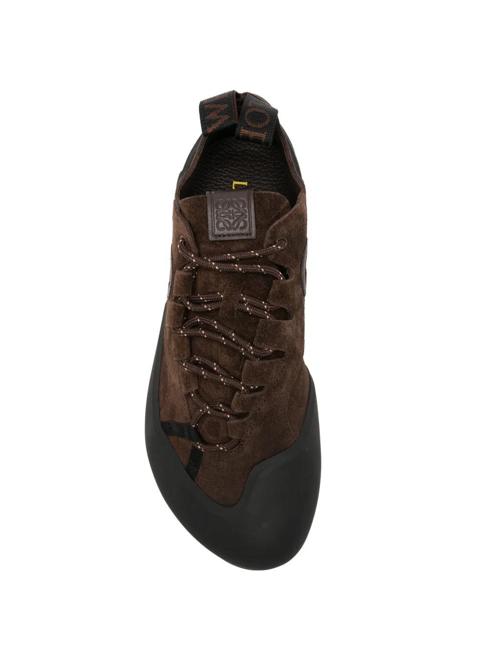 LOEWE Grip suede sneakers Bruin