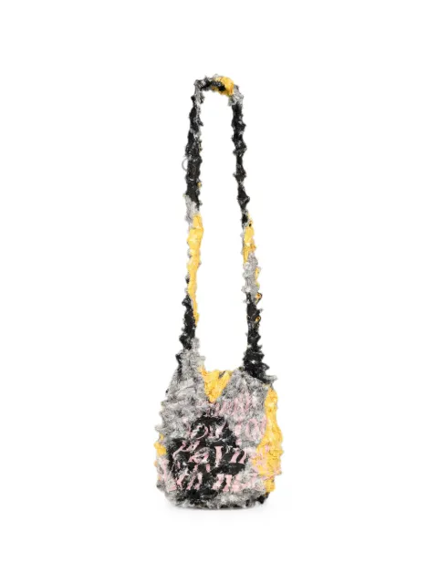 MASU Spiky diamond shibori-effect cross body bag