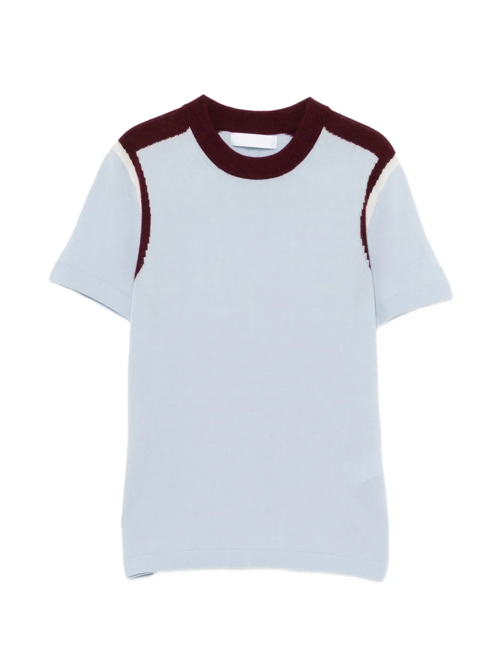 CUDDLEUP contrast-trim short-sleeve T-shirt
