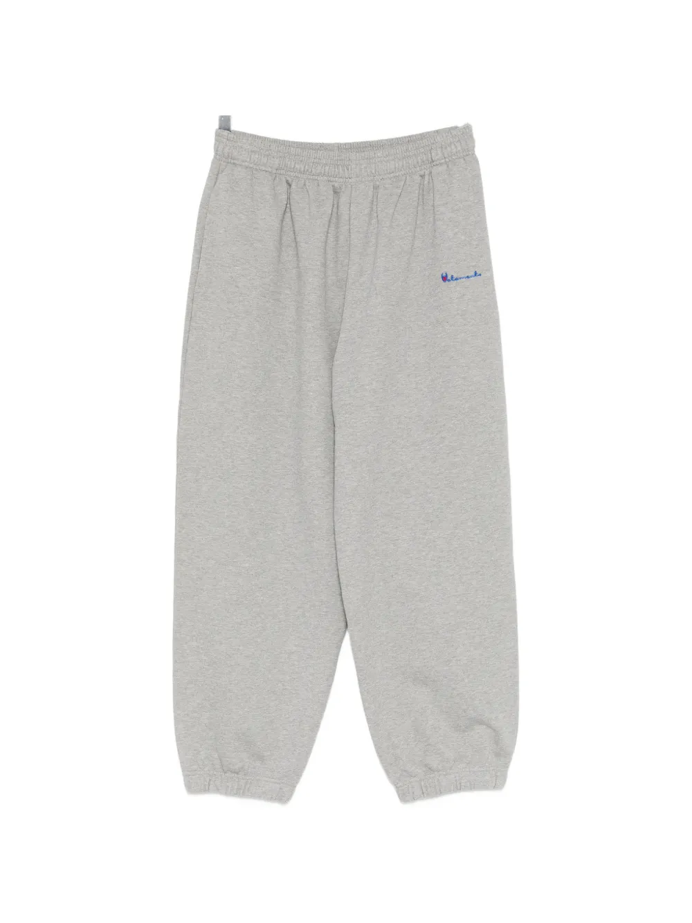 VETEMENTS logo-embroidered track pants - Grigio