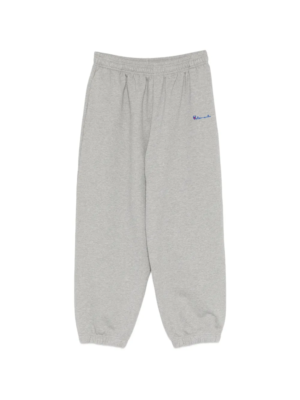 VETEMENTS logo-embroidered track pants - Grigio