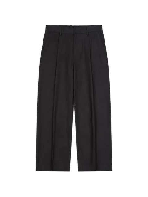 Laneus belt-loop pleated trousers