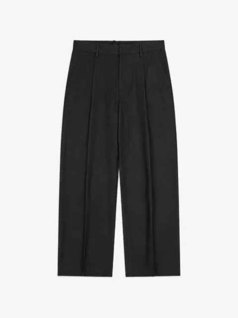 Laneus belt-loop pleated trousers