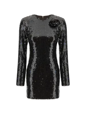 plus gold sequin dress Size clothes: long dress main image 1