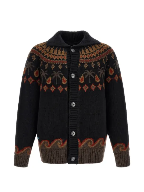 Alanui cárdigan de punto Fair Isle en jacquard