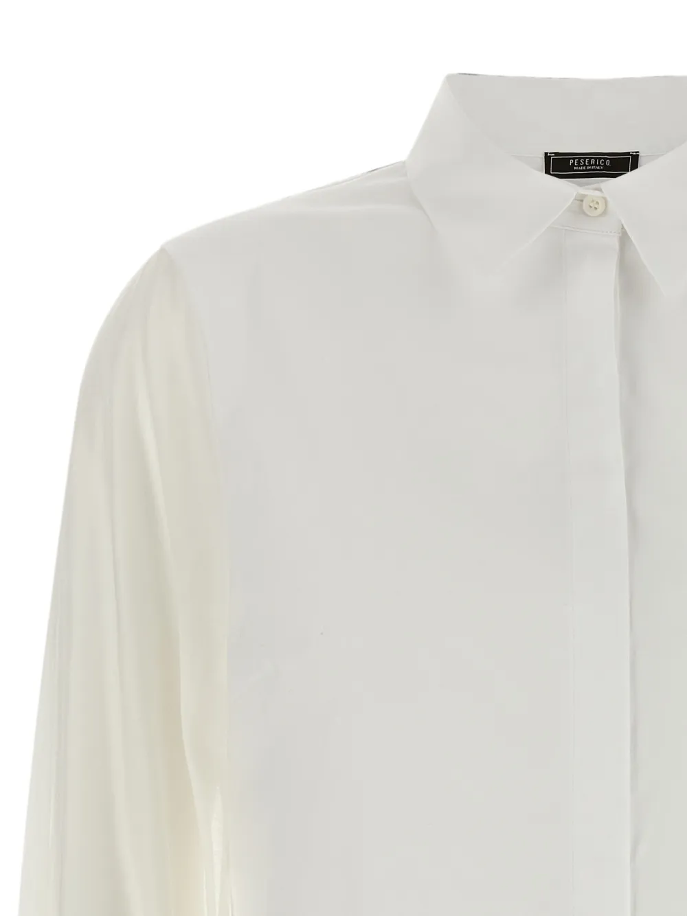Peserico Punto Luce overhemd met lange mouwen Wit
