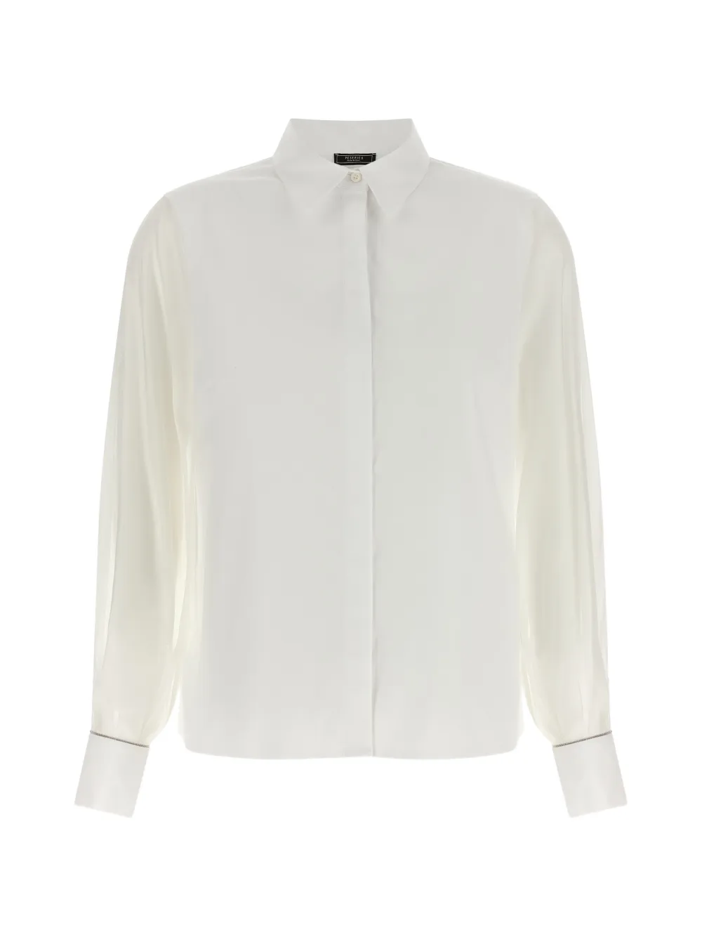 Peserico Punto Luce long-sleeve shirt - Weiß