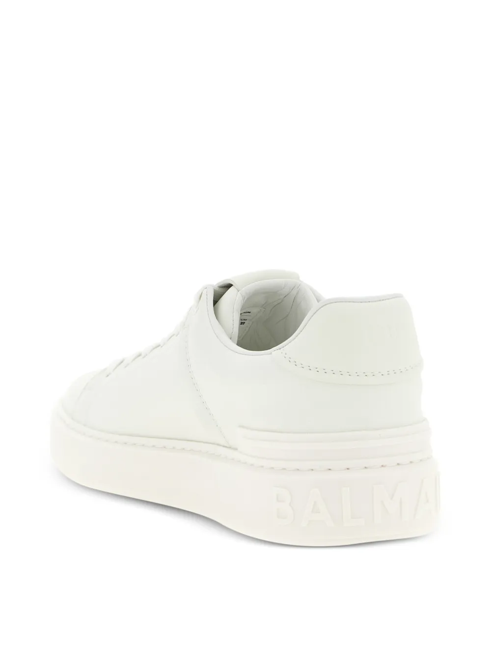Balmain B-Court smooth leather trainers Wit
