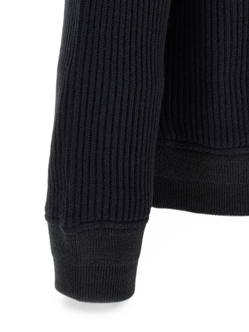 sacai Ribgebreid vest Blauw