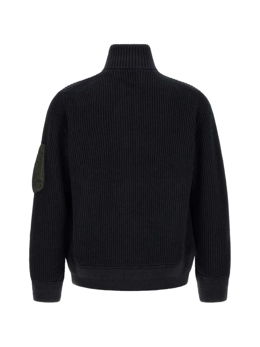 sacai Ribgebreid vest Blauw