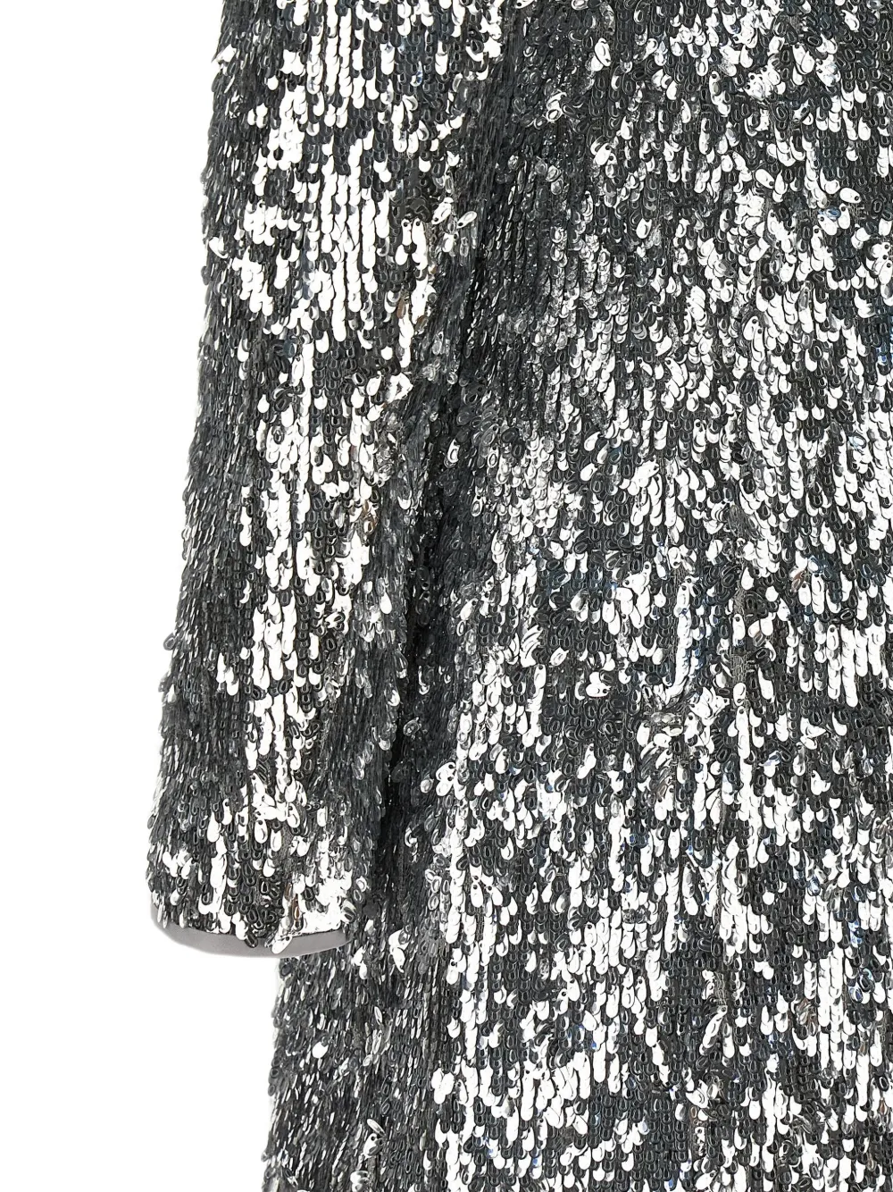 Balmain Schoudertas verfraaid met pailletten en structuur Zilver