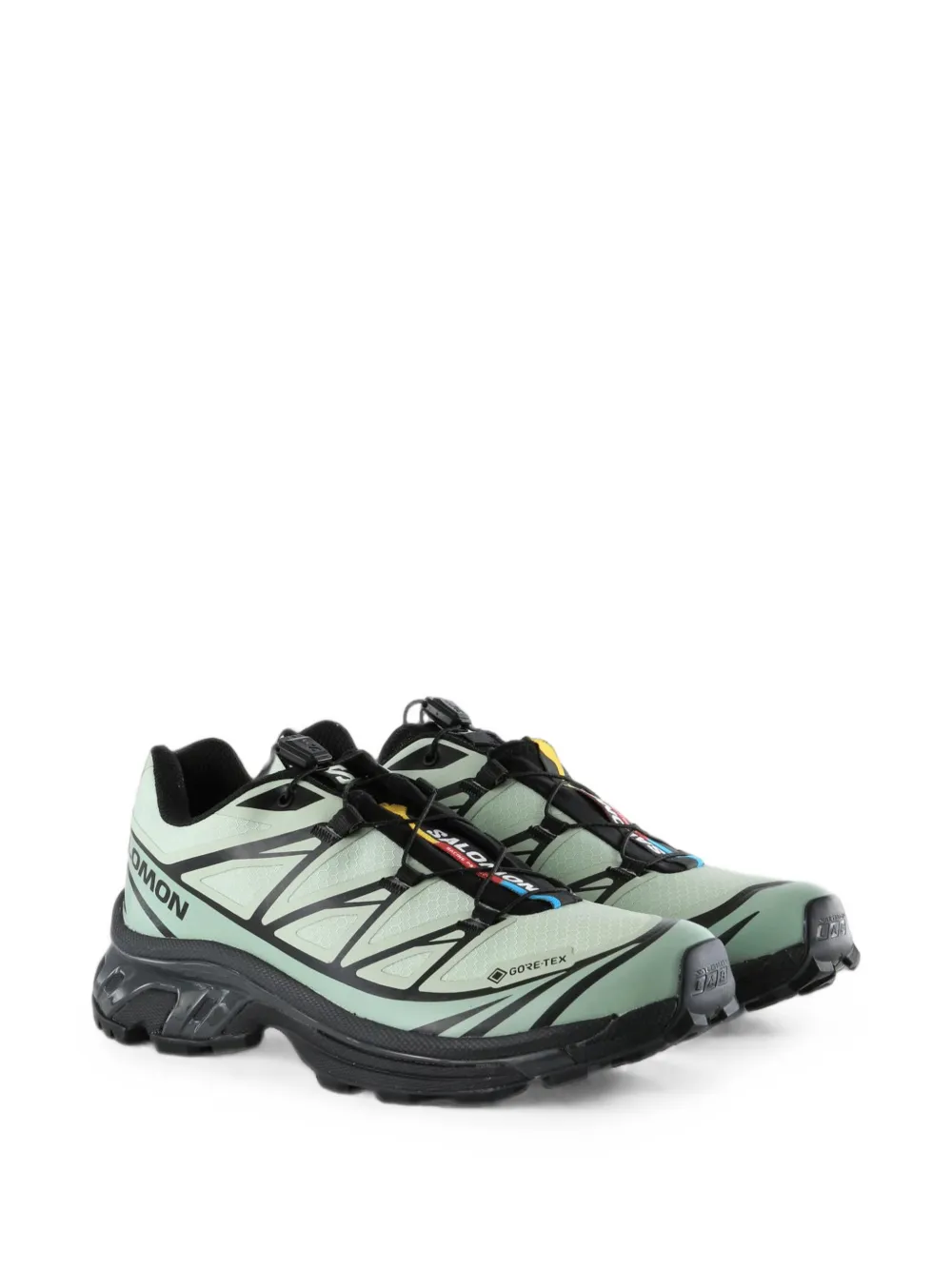 Salomon XT-6 Gore-Tex low-top sneakers Groen