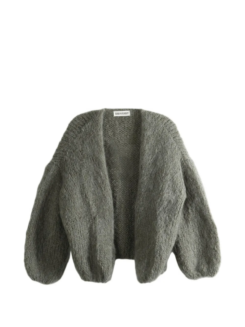 Casey Casey long-sleeve chunky-knit cardigan - Grün