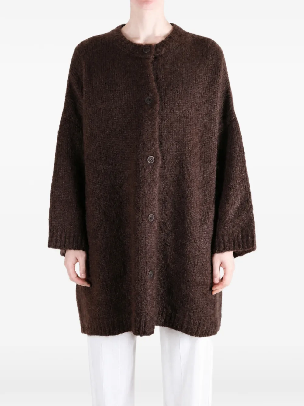 Casey Oversized vest Bruin