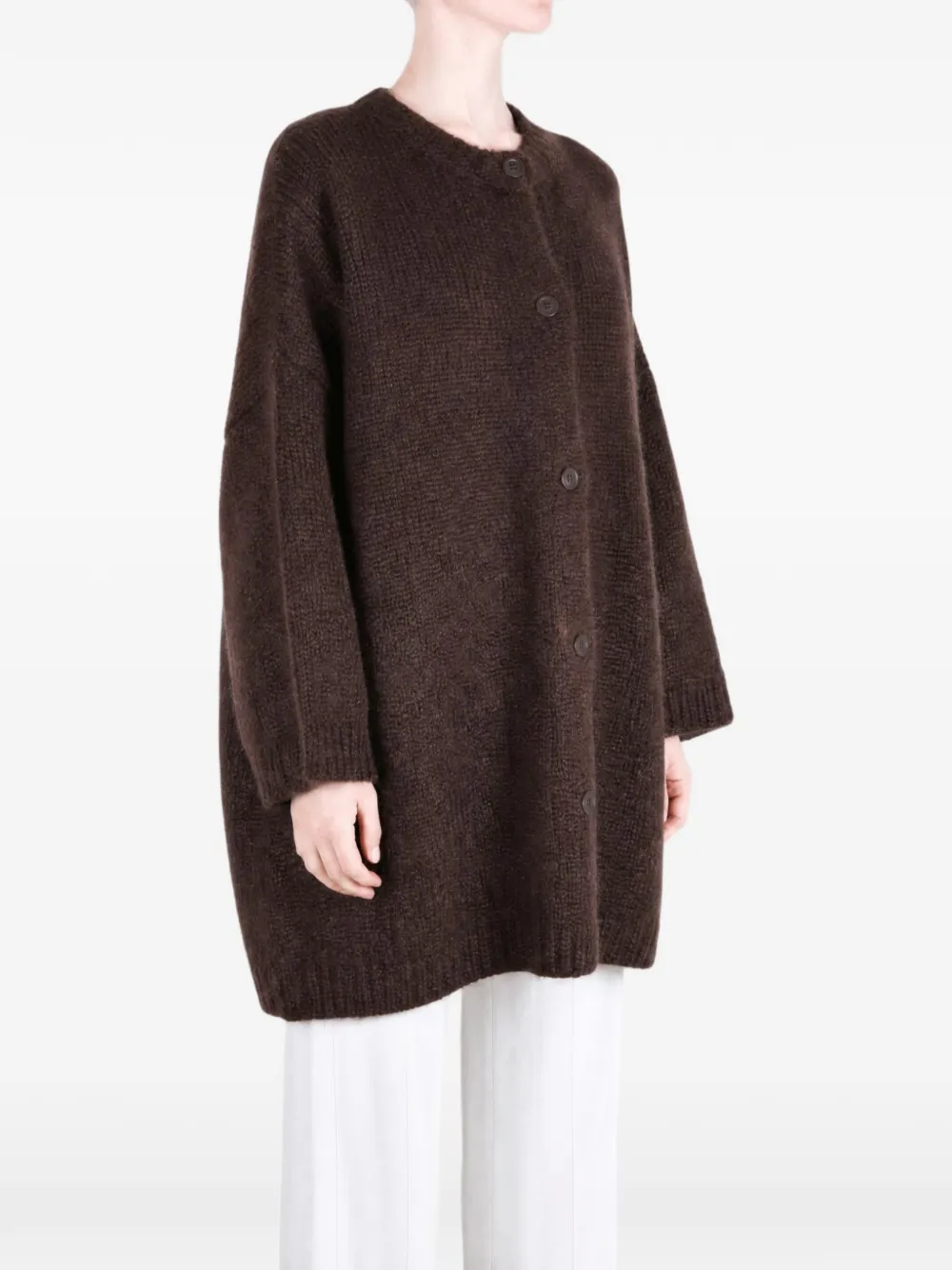 Casey Oversized vest Bruin