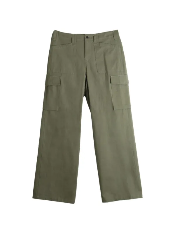 Rier Wide-leg Cargo Pants in Green