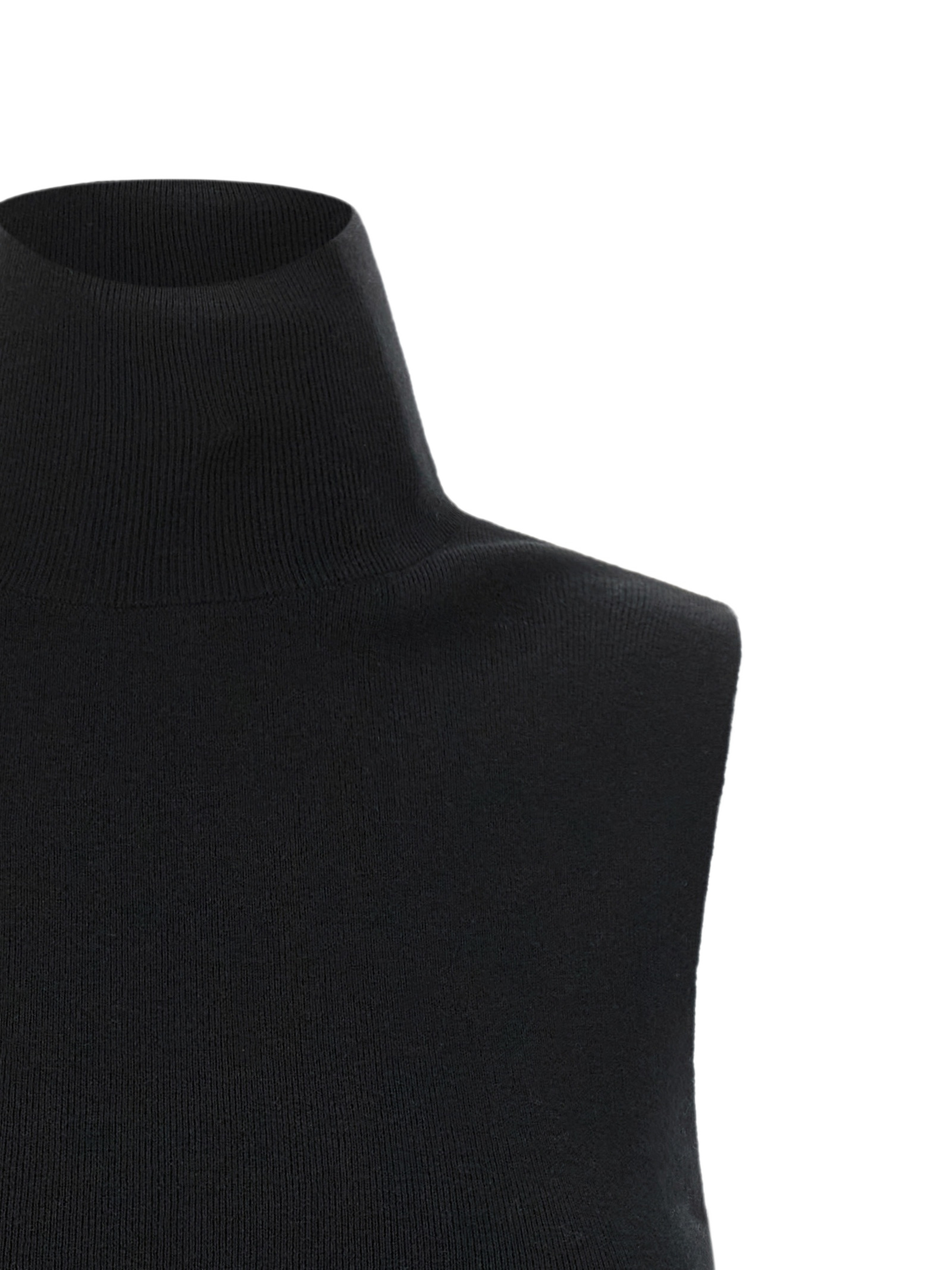 n502 Collo sleeveless turtleneck sweater — Image 4